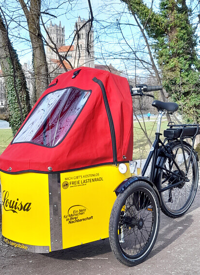 Lastenradl Louisa zum kostenlosen Ausleihen
